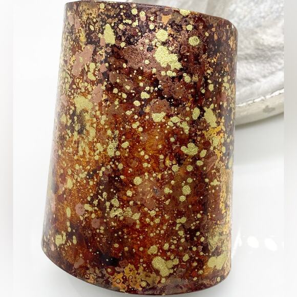 NEW Free People Large Granite and Copper Patina Cuff - Picture 7 of 8